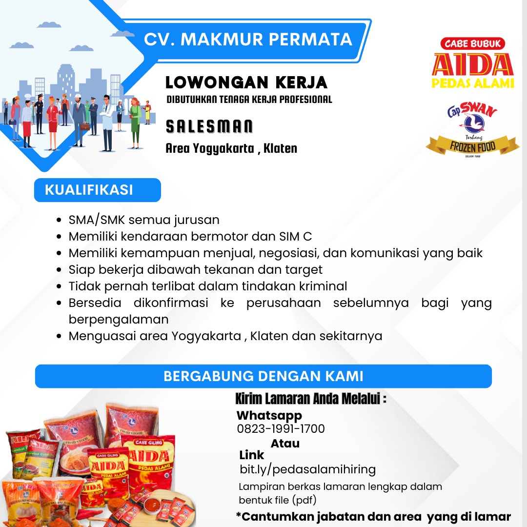 Pamflet Lowongan Kerja