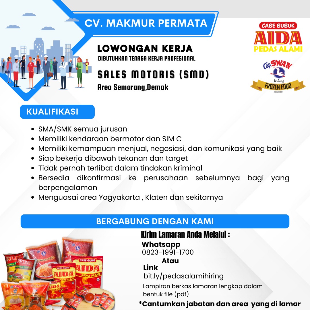 Pamflet Lowongan Kerja